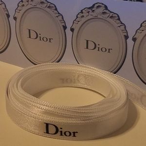 Authentic DIOR Ribbon & Stickers